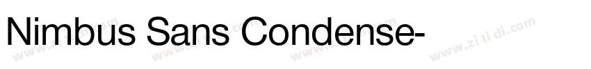 Nimbus Sans Condense字体转换 Nimbus Sans Condense字体转换